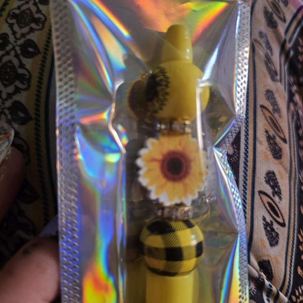 Sunflower Yellow Decorative Pen